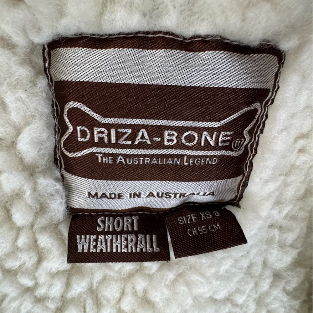 Driza-bone Australia Short Weatherall Coat with Sherpa Wool Liner | XS - Picture 10 of 11